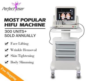 Good product skin care machine HIFU Face lifting portable home ultrasound Remove neck wrinkles salon equipment video manual5634214