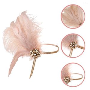 Bandane Fascia per capelli da ballo Fasce per capelli con flapper Copricapo ruggenti anni '20 per donna Accessori Tiara