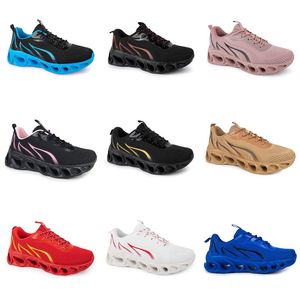 Homens Mulheres Running Shoes GAI Preto Branco Roxo Rosa Verde Marinho Azul Luz Amarelo Bege Nude Plum Mens Treinadores Esportes Sapatilhas Twee GAI