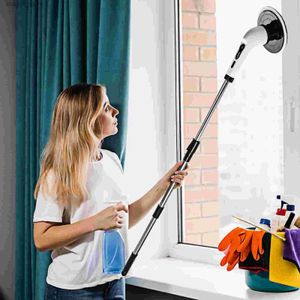 Cleaning Brushes Electric Home Kitchen Bathroom Glass Long and Short Dual Purpose Brush Multifunctional Cleaning Scrubber Abs CleanerL240304