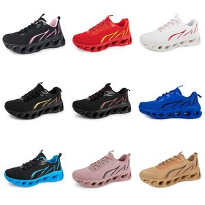 2024 men GAI women running shoes black white yellow purple mens trainers sports red Brown Breathable platform Shoes outdoor Six
