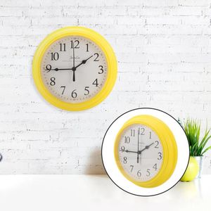 Wall Clocks 9 Inch Clock Plastic Silent Hanging Digital Round Old Fashioned For Living Room Decor