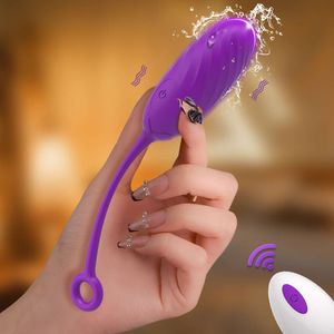 Vibratore senza fili Uovo Telecomando G-spot Simulatore di clitoride Massaggio vaginale Vibrazione Uova d'amore Giocattoli del sesso Articoli per adulti per le donne