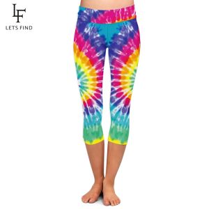 Legginsy modne kobiety letnie spodnie rozciągnięte przycięte spodnie Capris wysokie talia Midcalf 3/4 długości spodnie Legginsy