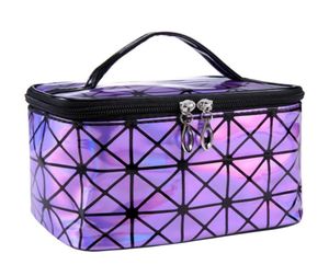 Funktionell kosmetisk väska kvinnor mode pu läder resor sminkar nödvändiga arrangörs blixtlås makeup fodral påse toalettartikit bag2964578