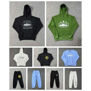 Herrkorteize cargos hoodies tröjor heta försäljningsregel Världen Cortezs spårdräkt grå kostym uk street mode 1: 1 toppkvalitet hoodie jogging kvinnor byxor set qy