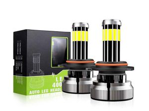 X10 Car LED المصابيح الأمامية 6000K 200W 880 9004 H8 H3 H7 H9 30000LM 9006HB4 9005HB3 H4 H11 H1 10 GIDES HEDLB LITERB 9V30V CAR FOG 8682882