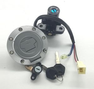 Interruptor de ignição para motocicleta, tampa de gás de combustível, conjunto de chave de bloqueio de assento para yamaha yzfr1 19982003 yzfr6 20032006 mt03 20062012 mt09 2013207759273