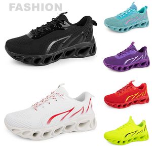 men women running shoes Black White Red Blue Yellow Neon Grey mens trainers sports outdoor athletic sneakers GAI color2