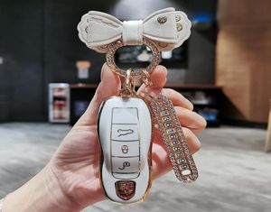 Чехол для дистанционного ключа из ТПУ для автомобиля, брелок для Porsche Macann Cayenne Panamera 958 911 997 970 991 996 Carman Bobst accessorie2252951