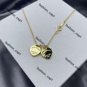 Pendant Tiffanlies T Tiffanyco Necklaces Sier Classic Lover Necklace Tiffanyset Pendant Women's Fashion Jewelry Tiffanylys Necklace Tiffanlies Tiffanybead 528