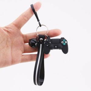 Keychains Creative Video Game Handle Keychain Simulation Joystick Model Key Chain Ring Pendant Men Women Par Holder Trinket Gif301d