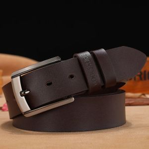 Men High Quality Genuine Leather Belt Luxury Designer Belts Men Cowskin Fashion Strap Male Jeans For Trousers Free Shipping