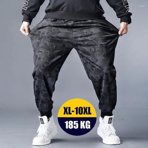 Erkek pantolon 10xl büyük boy adam joggers erkek eşofman dipleri giyim eşofmanları pantolon sokak kıyafetleri spor kıyafetleri rahat erkekler