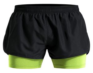 2 em 1 men039s poliéster treinamento shorts respirável maratona correndo shorts solto esporte calças curtas m4xl plus size ginásio short6925712