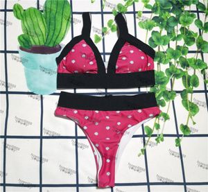 Urocze bikinis bikinis wyściełane kobiety039s push w górę najwyższej jakości stroje kąpielowe wakacje na świeżym powietrzu luksusowy bandaż bandaż designer 8846250