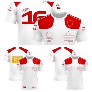 T-shirty męskie 2023 Zupełnie nowa T-shirt Racing Suit Formuła Formuła One