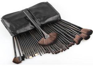 32pcs Makeup Brushes Set with Black bag Powder Blusher Contour Eyeshadow brush Complete kit Cosmetic Make Up Brush brocha de maqui9279711