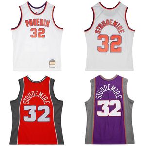 Maglie da basket cucite Amar'e Stoudemire 2002-03 03-04 maglia Hardwoods classica maglia retrò Uomo Donna Gioventù S-6XL