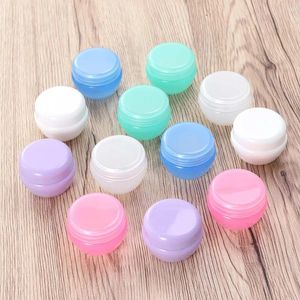 Bottiglie di stoccaggio 20PCS 10G Contenitori da viaggio in plastica crema a forma di fungo con coperchio interno Compatto portatile Sub a prova di perdite