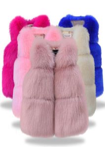 Retail kids winter coats girls Faux fur Baby Coats Flower Jackets For children Clothes Top baby Girls Outwear Children boutique cl9241828