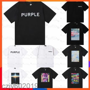 e roxo marca camiseta mens mulheres inserção em torno do pescoço rotina adequada para algodão 100 letras impressão high street uma manga curta tamanho americano combinando cor 4 EH5F