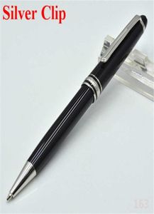 Bright high quality 163 black ballpoint pen Roller ball pen classic office stationery Promotion pens For birthday Gift1888387