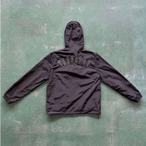 2024 neue Männer Trapstar Jacke Sportswear Irongate t Windbreaker-Schwarz-Qualität Mode gesticktes Buchstaben Frauen Reißverschluss Sonnenschutz FW668