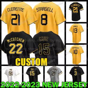 21 Roberto Clemente 15 Oneil Cruz Baseball Jersey Pirates Andrew 22 McCutchen 2023 City Connect Bryan Reynolds Willie Stargell Pittsburgh Kebryan Hayes 3 Ji Hwan Bae Bae Bae Bae