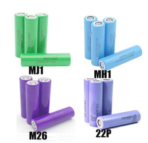 100 Wysokiej jakości MH1 3200MAH 22P ICR1865022PM 2200MAH MJ1 3500MAH M26 2600NAH INR 18650 Bateria litowa 10A 37V do ładowania LI8995278