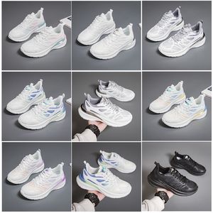 New Men Shoes 2024 Women Hiking Running Flat Shoes Soft Sole Fashion White Black Pink Bule Comfortable Sports Z322 GAI 365 931