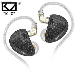 携帯電話イヤホンKZ AS16 Pro Wired Earphone Metal 8BAバランスアーマチュアイヤーモニターベストヘッドフォンHifi Bass Music Earbuds Headset Microphone YQ2403044