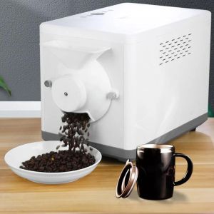 Ferramentas Máquina de torrefação de grãos de café doméstica pequena totalmente automática, máquina de torrefação de grãos, máquina de fritar, amendoim com gergelim