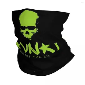 Bandanas gunki logo vinter pannband hals varmare kvinnor män skidjakt rör halsduk ansikte bandana gaiter