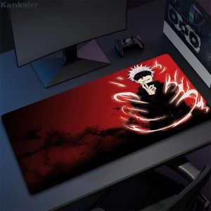 Коврики Jujutsu Kaisen Anime Коврик для мыши Gamer XL Большой компьютерный домашний коврик для мыши XXL Механический коврик для клавиатуры Нескользящий мягкий коврик Коврик для мыши