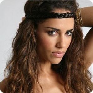 Tamanho m nova moda sintética faixa de cabelo para mulher trançado headbands trançado acessórios de cabelo8913597