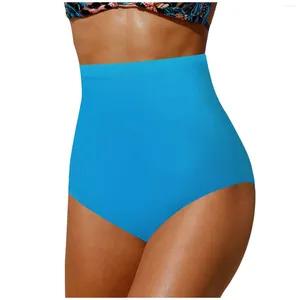 Kvinnors badkläder hög midja baddräkt bikini bottoms tankini badshorts