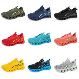 men women six running shoes GAI triple black Brown navy blue light yellow mens trainers sports Breathable platform Shoes trendings