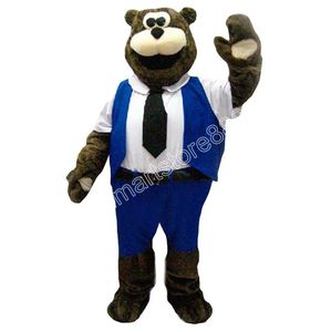 2024 Halloween Hot Sales Brown Bear Mascot Costume Przyjęcie urodzinowe Anime Teme Fancy Dress Costum