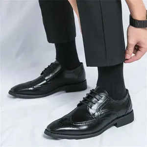 Dress Shoes Normal Leather Stage Men's Formal Luxury Heels Cool For Men Sneakers Sport