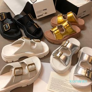 High quality design the latest thick soled high rise three-dimensional slippers women's sandals size35-40