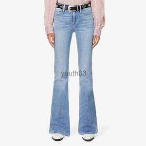 Women's Jeans Jeans FM autumn new style decline Shanshan the same thin big horn leg cowboy woman 240304