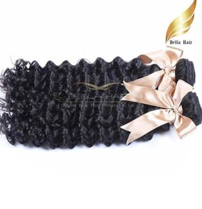 Brezilya derin dalga örgüler bakire insan saçı dalgalı atkı humanhairbundles 8quot30quot3pcslot yığın damla Bellahair1448467