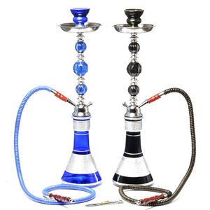 DEJAYA Travel Glass Shisha Hookah Pipe Chicha Narguile Completo Nargile with Sheesha Ceramic Bowl Charcoal Tongs Accessories 240220