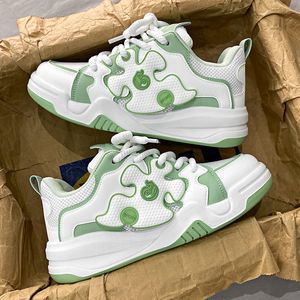 Scarpe da corsa da uomo Comfort piatte traspiranti Bianco Nero Verde Scarpe da ginnastica da uomo Sneakers sportive Taglia 38-44 GAI Colore42