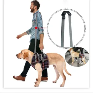 Uprzęże Pies Pies Uprząż Wsparcie spacerowane na obrażenia dla piesa starszego psa niepełnosprawne unoszące uprzężę wiązkę dużej rehabilitacji psa Pasek pomocniczy
