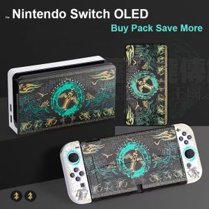 Kılıflar 2023 Nintendo Switch OLED Konsol Oyun Aksesuarları Kiti Dropshipping