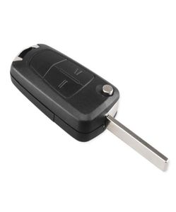 2 przyciski Flip składanie klawisza skrzynka FOB dla Vauxhall Opel Corsa Astra Vectra Signum Klucz FOB Case4503586