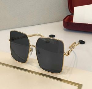 0724 New men sunglasses fashion square frame pilot glasses selling popular model eyewear Simple style uv400 protection with case 03797015