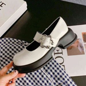 Casual HBP Dress Leather Shoes Mary Jane Women Autumn British College Style JK Sandals Fashion Lolita High Heels 220726